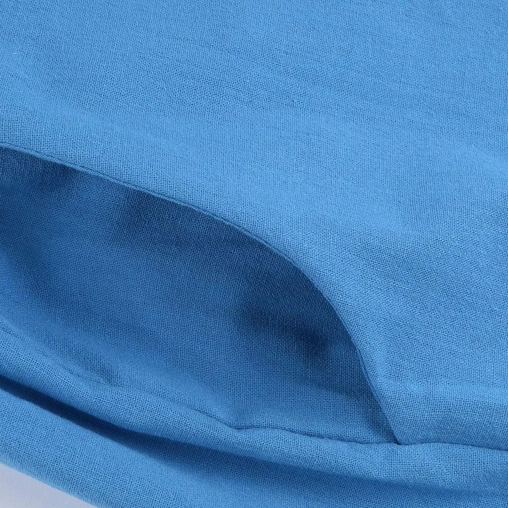 Summer Pants for Women Solid Color Casual Cotton Linen Pants 2025 Vacation Outfits Baggy Drawstring Trousers