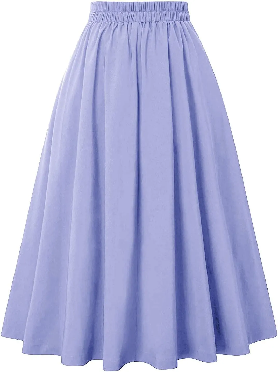 Summer Skirts for Women 2025 Vacation Button Down High Rise Flowy Swing Ruched Flowy Baggy Comfort Skirt