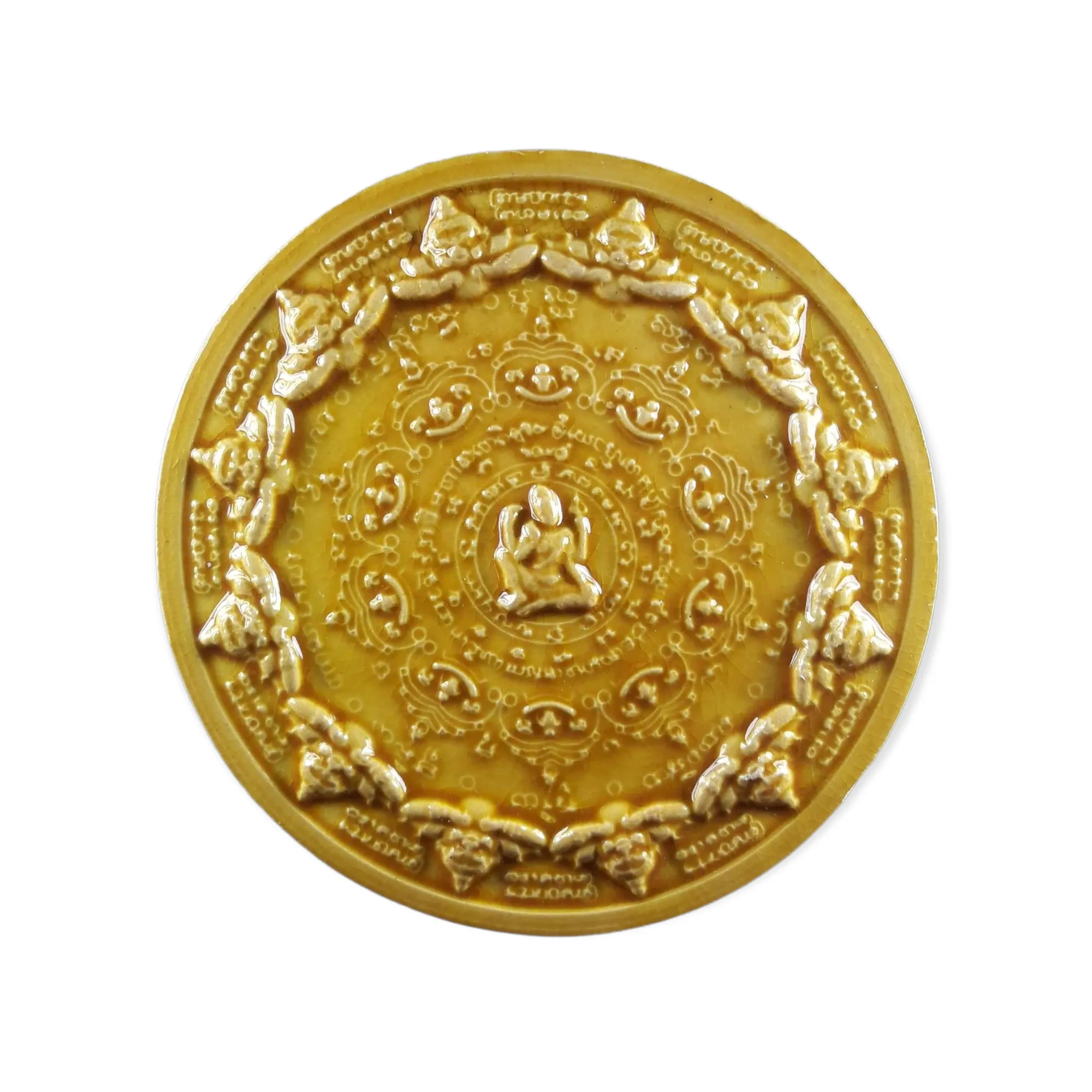 Thai amulet Phra Jatukam Ramathep Suvannaphoom 50, 6.6 cm diameter Bring Wealth Lucky Fortune Good Business
