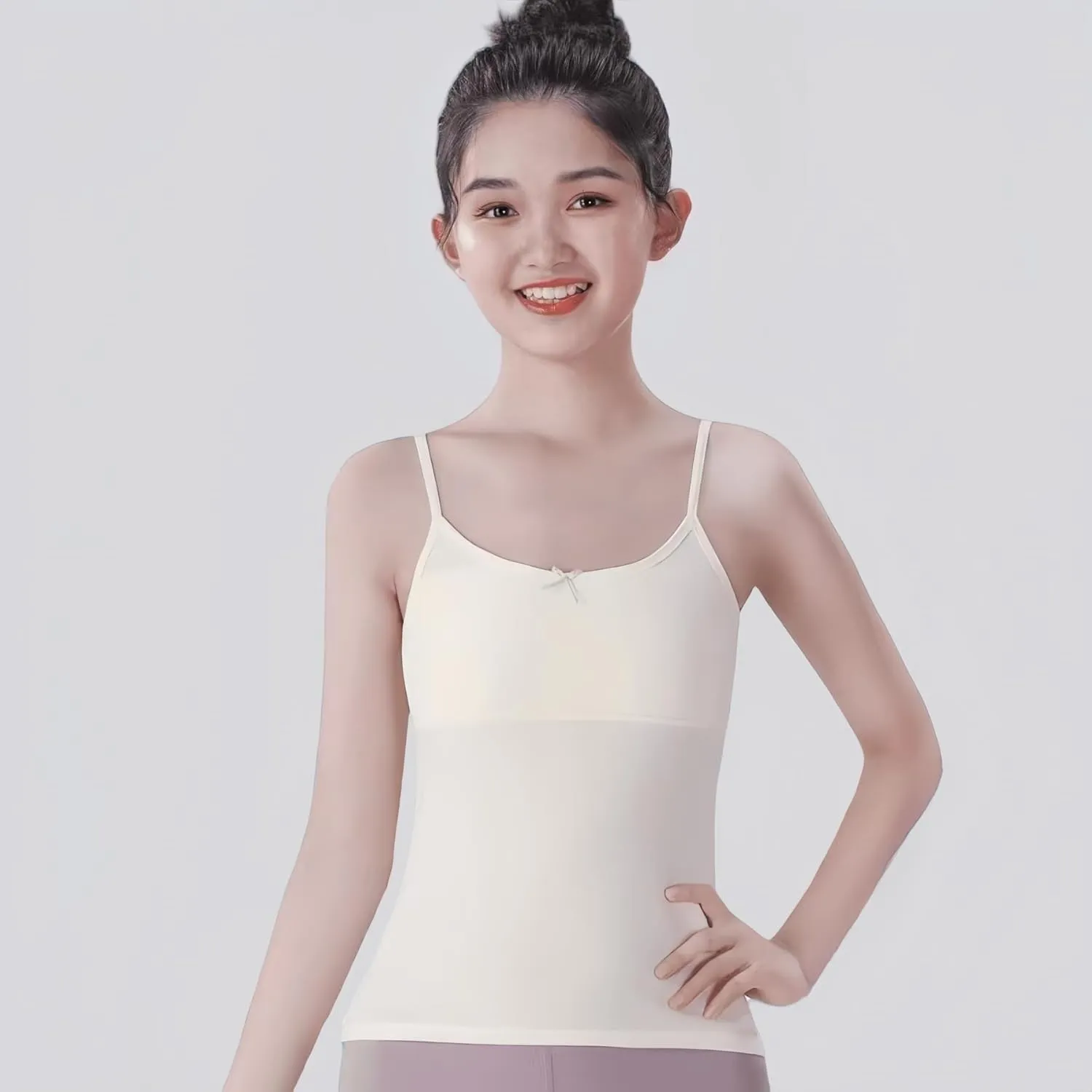 Training Bras for Girl Pure Cotton Lining Underwear Teen Girls Camisoles Kids Tank Tops