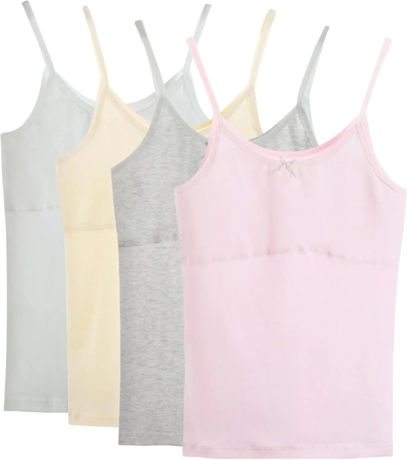 Training Bras for Girl Pure Cotton Lining Underwear Teen Girls Camisoles Kids Tank Tops