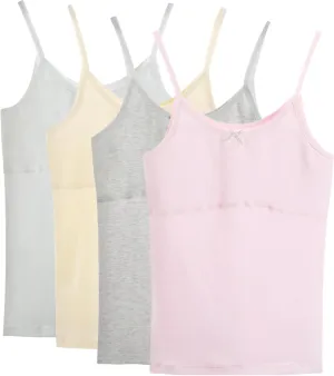 Training Bras for Girl Pure Cotton Lining Underwear Teen Girls Camisoles Kids Tank Tops