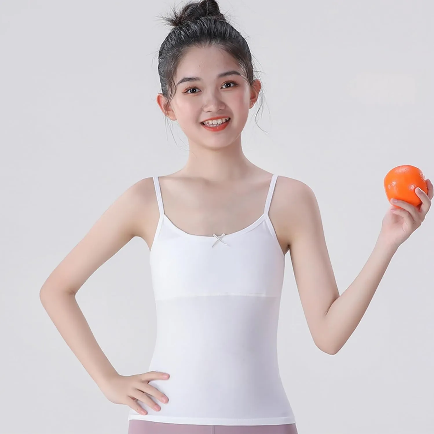 Training Bras for Girl Pure Cotton Lining Underwear Teen Girls Camisoles Kids Tank Tops