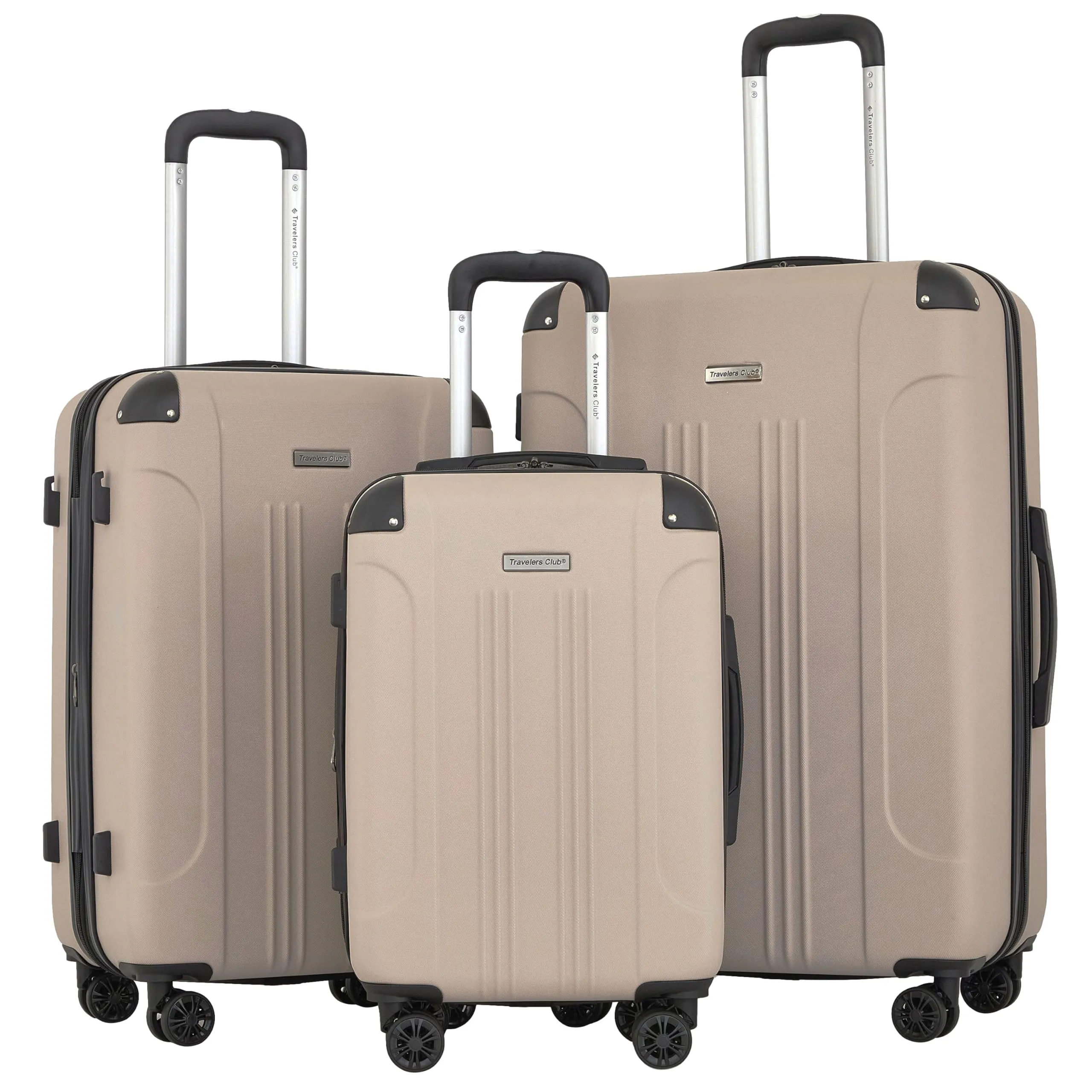 Travelers Club 3-Piece Hardside Luggage Set