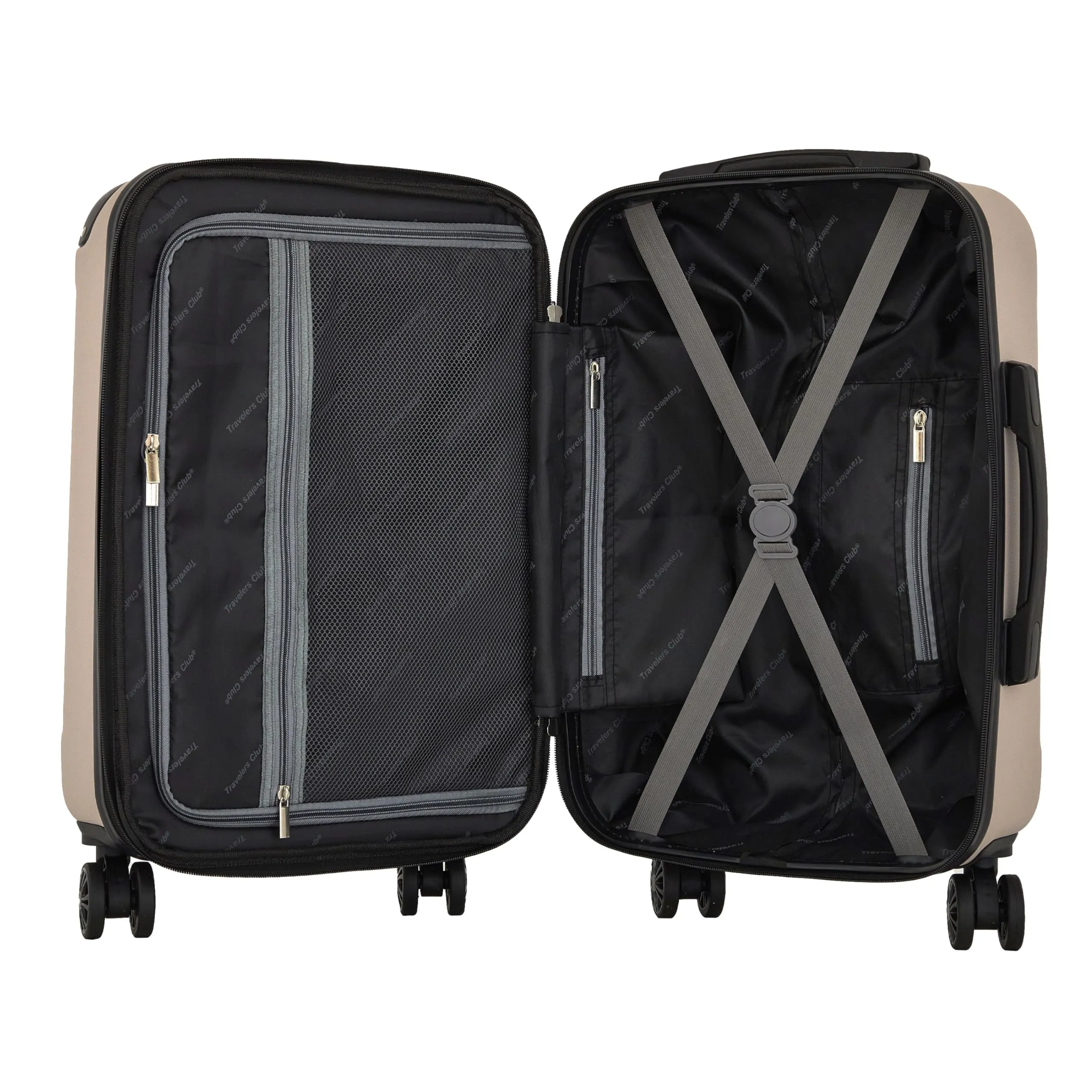 Travelers Club 3-Piece Hardside Luggage Set