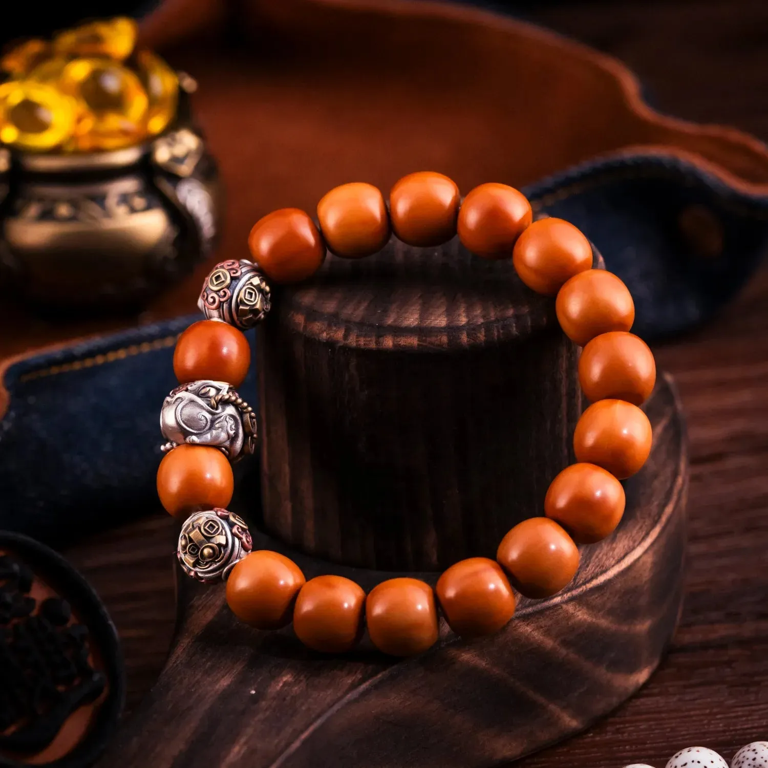 Treasure Bowl Bead Bracelet