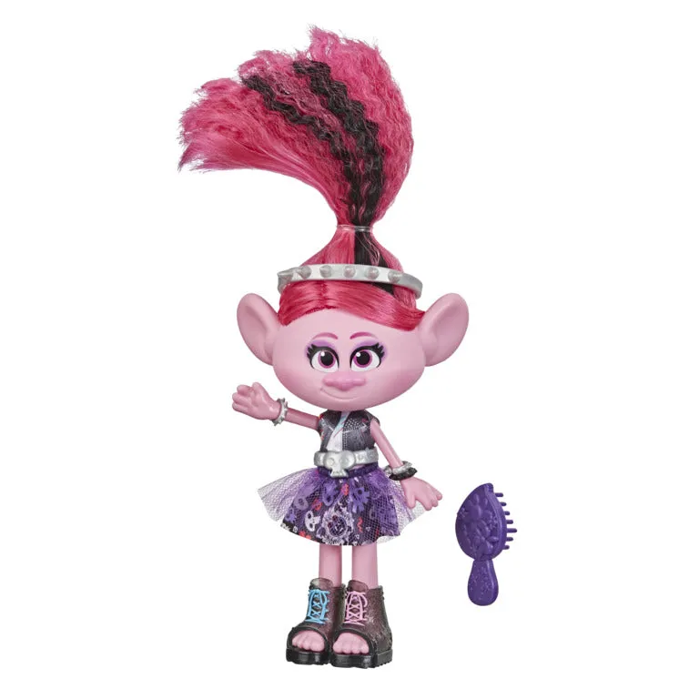 Trolls World Tour Deluxe Fashion Doll Glam Rockin' Poppy