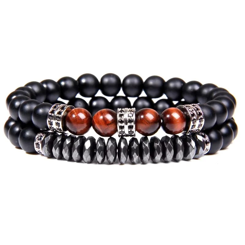Unisex Natural Stone Beads Bracelet / Stylish Jewelry Women And Men / Casual Accessories