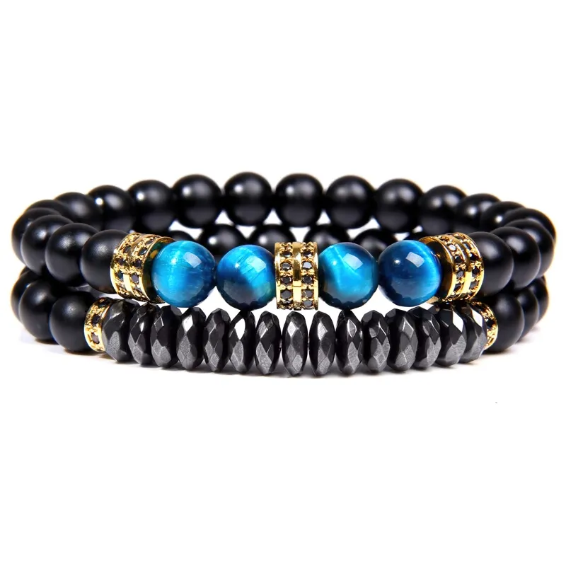 Unisex Natural Stone Beads Bracelet / Stylish Jewelry Women And Men / Casual Accessories