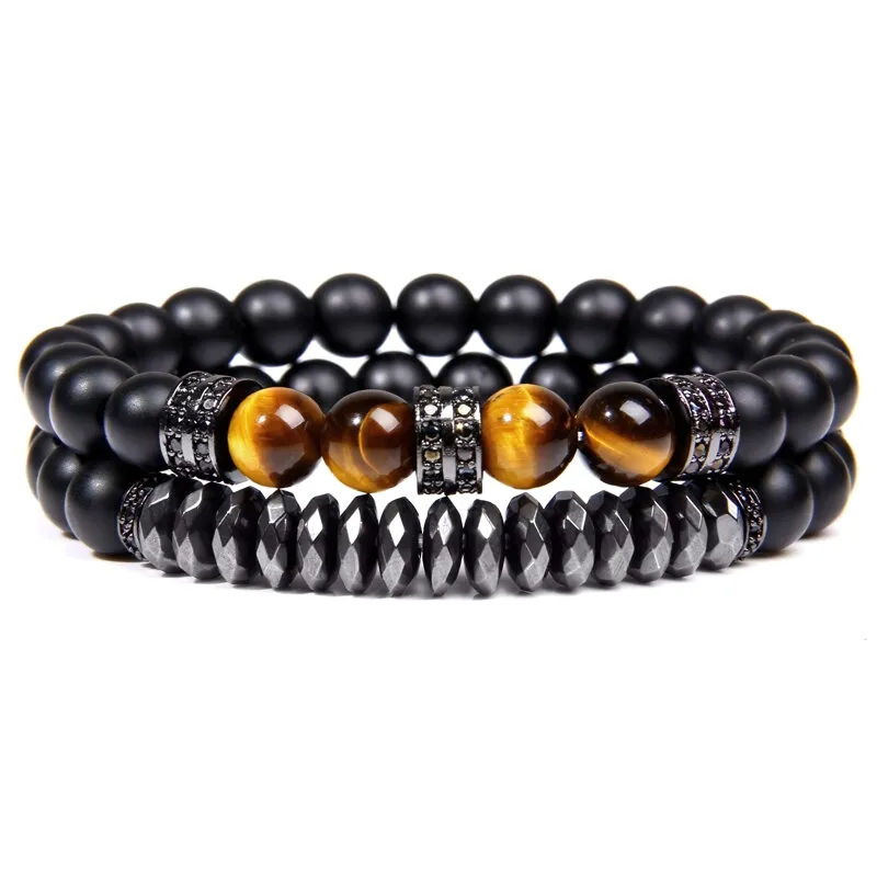 Unisex Natural Stone Beads Bracelet / Stylish Jewelry Women And Men / Casual Accessories