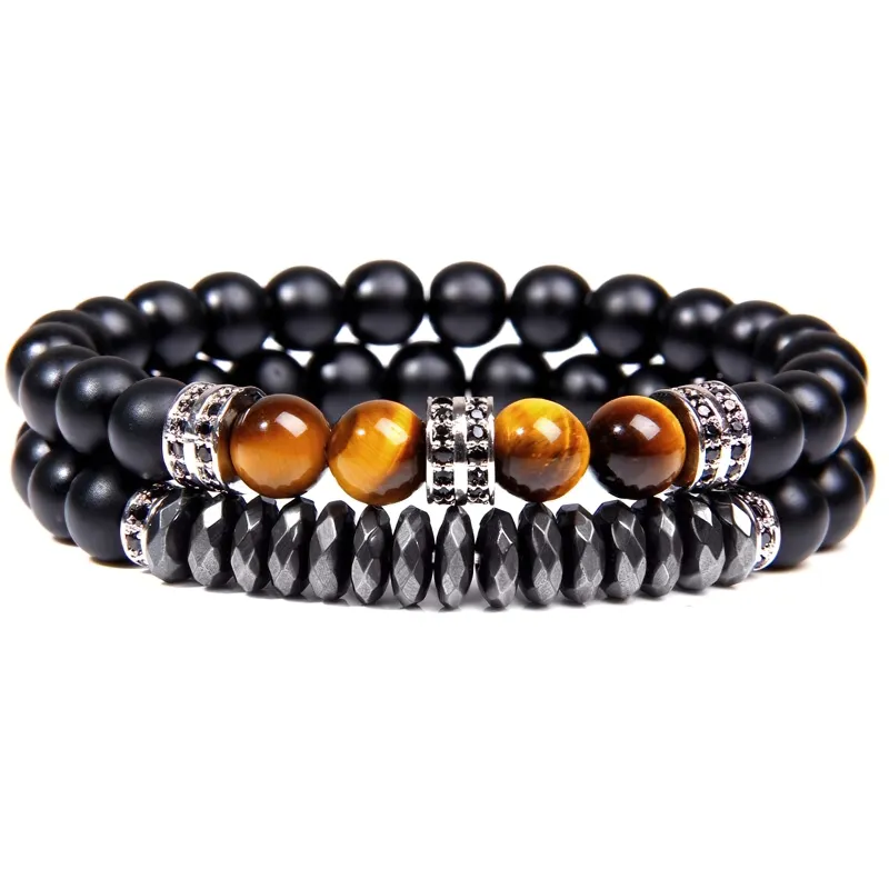 Unisex Natural Stone Beads Bracelet / Stylish Jewelry Women And Men / Casual Accessories