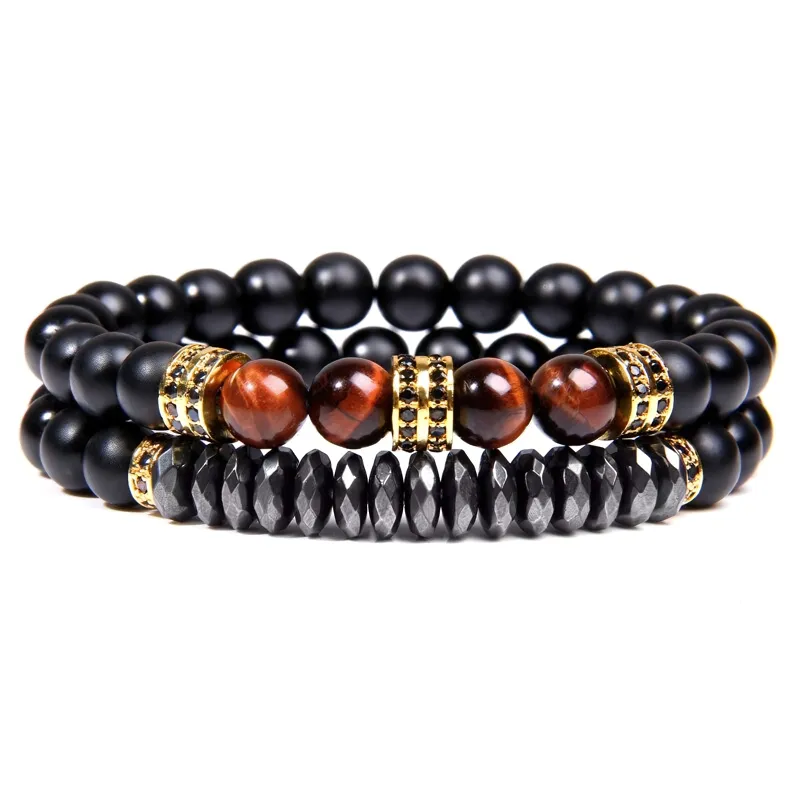 Unisex Natural Stone Beads Bracelet / Stylish Jewelry Women And Men / Casual Accessories