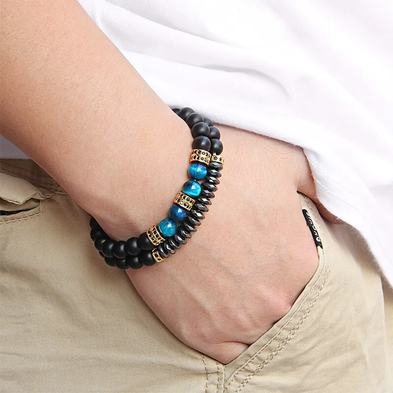 Unisex Natural Stone Beads Bracelet / Stylish Jewelry Women And Men / Casual Accessories