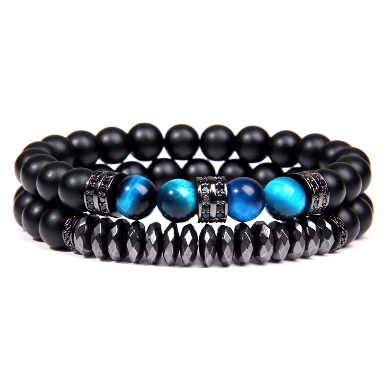 Unisex Natural Stone Beads Bracelet / Stylish Jewelry Women And Men / Casual Accessories