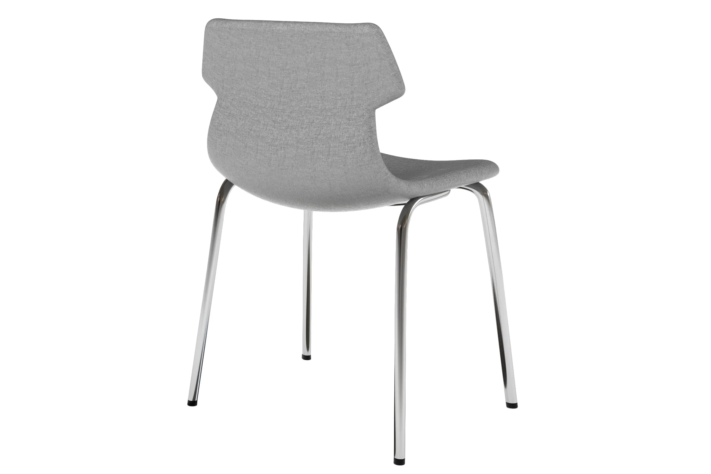 Wave Fabric Visitor Chair -  4 Leg Base