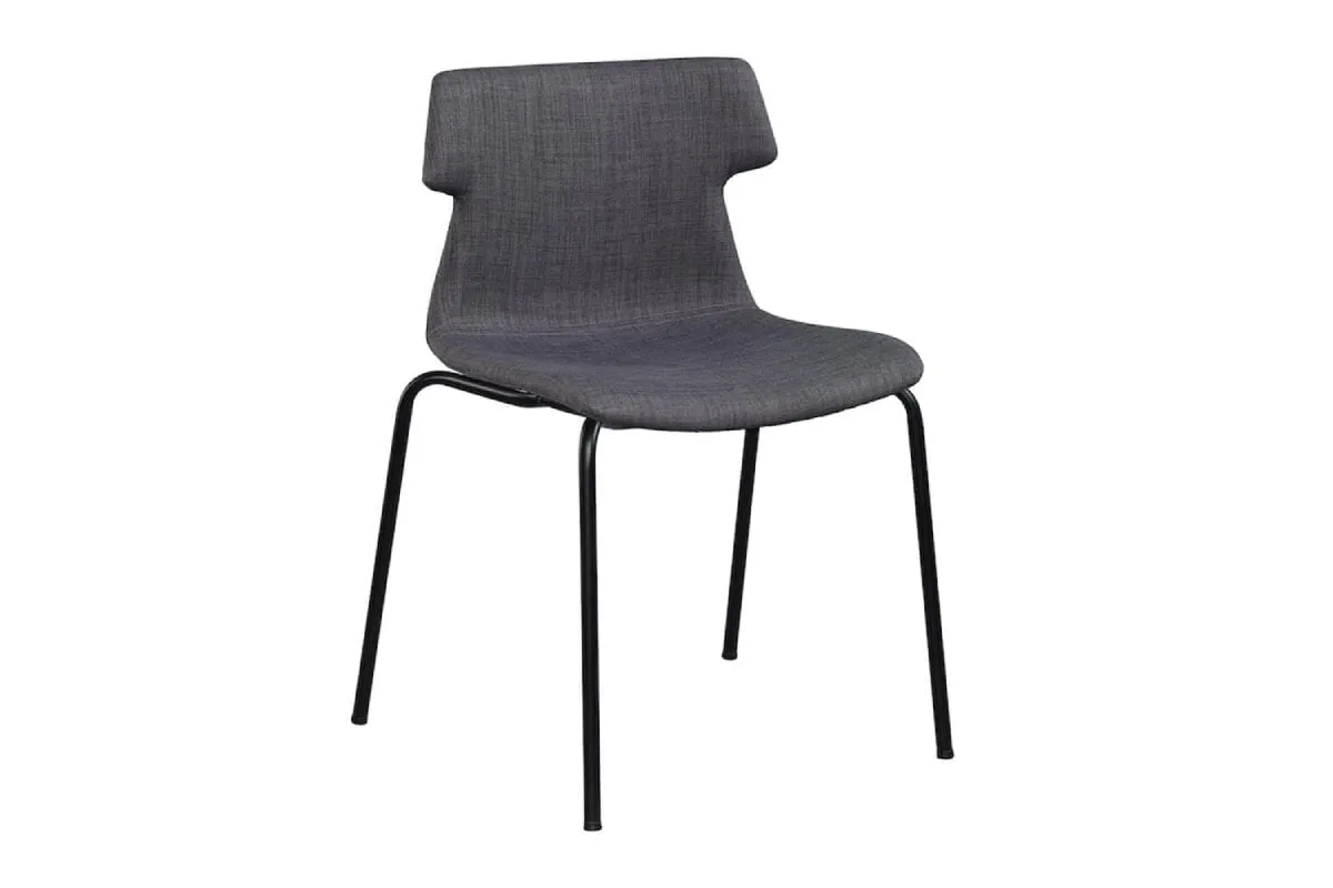 Wave Fabric Visitor Chair -  4 Leg Base