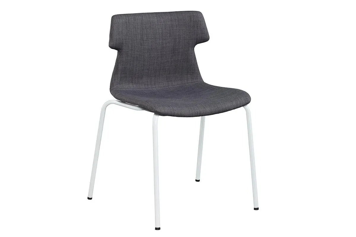 Wave Fabric Visitor Chair -  4 Leg Base