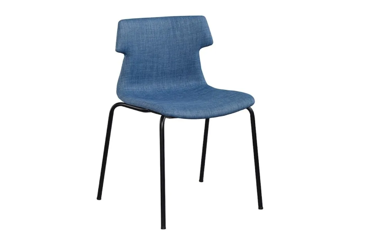 Wave Fabric Visitor Chair -  4 Leg Base