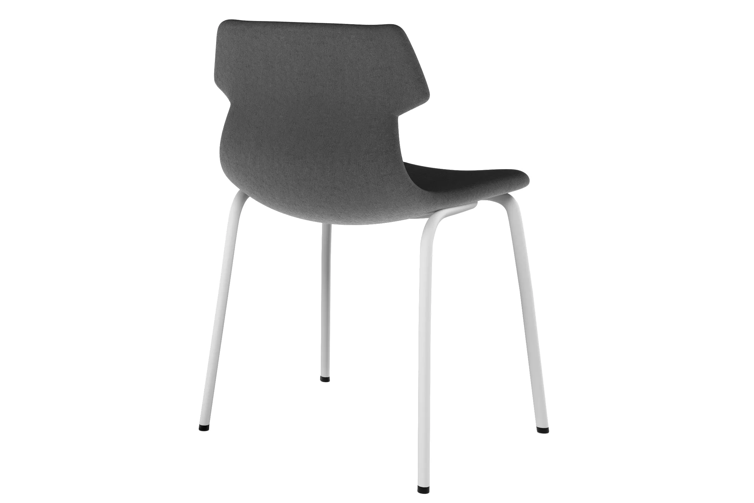 Wave Fabric Visitor Chair -  4 Leg Base