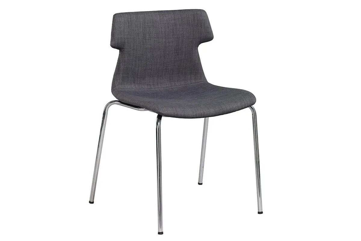 Wave Fabric Visitor Chair -  4 Leg Base