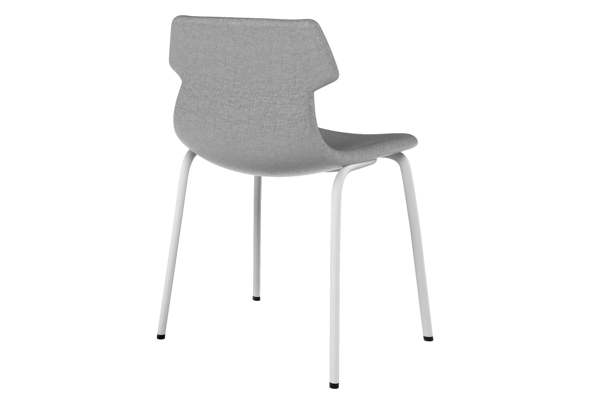 Wave Fabric Visitor Chair -  4 Leg Base
