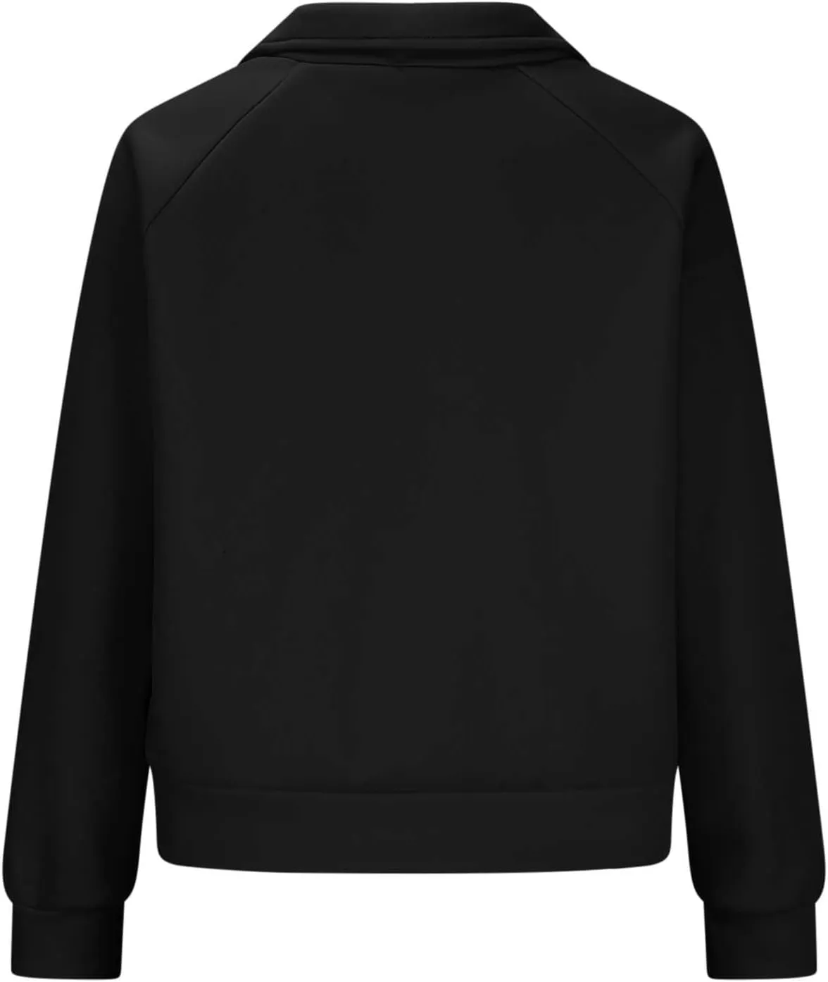 Women Half Zip Up Sweatshirts Trendy Long Sleeve Plain Pullover Fall Casual Oversized Tops Winter Comfort Clothes