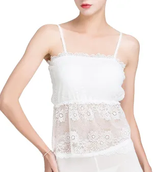 Women's 100% Mulberry Silk Tank Top Satin Sleeveless Camisole Cami Blouses Strap with Built-in Bras Vest Bralette