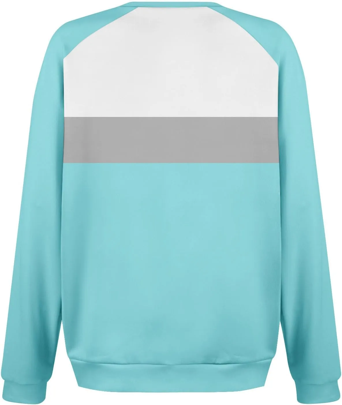 Womens Crewneck Sweatshirt Pullover Trendy Sweatshirts Cute Long Sleeve Y2k Fall Tops Outfits with Pockets