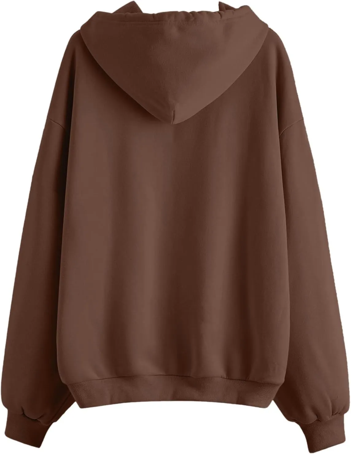 Women's Drawstring Zip Up Cute Hoodies Fall Jacket Oversized Casual Sweatshirts with Pocket 2025 Trendy