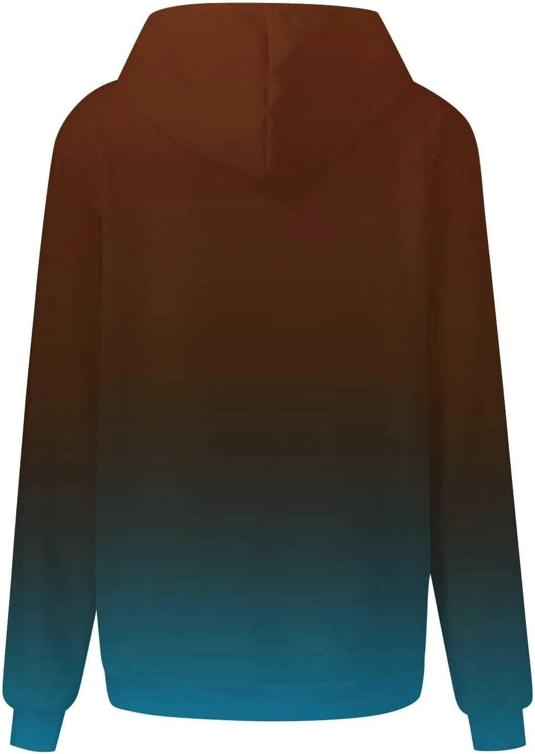 Womens Fall Fashion 2024 Trendy Oversized Hoodie Sweatshirts Gradient Color Casual Drawstring Hoodies