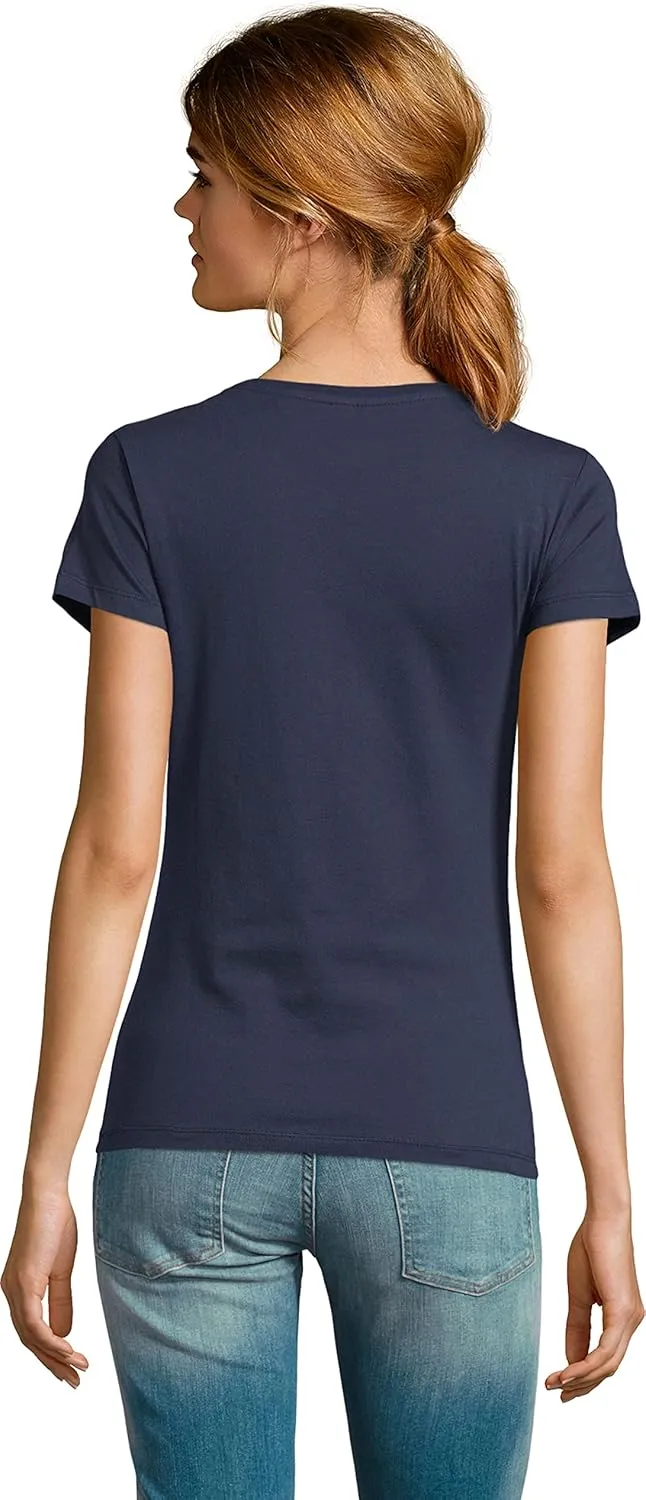 Women's Graphic T-Shirt Organic Bitcoin is The Future Crypto HODL BTC Eco-Friendly Ladies Limited Edition Short
