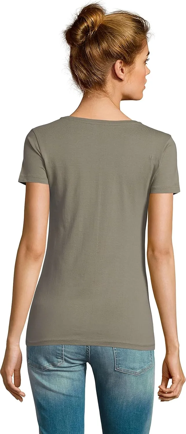 Women's Graphic T-Shirt Organic Bitcoin is The Future Crypto HODL BTC Eco-Friendly Ladies Limited Edition Short