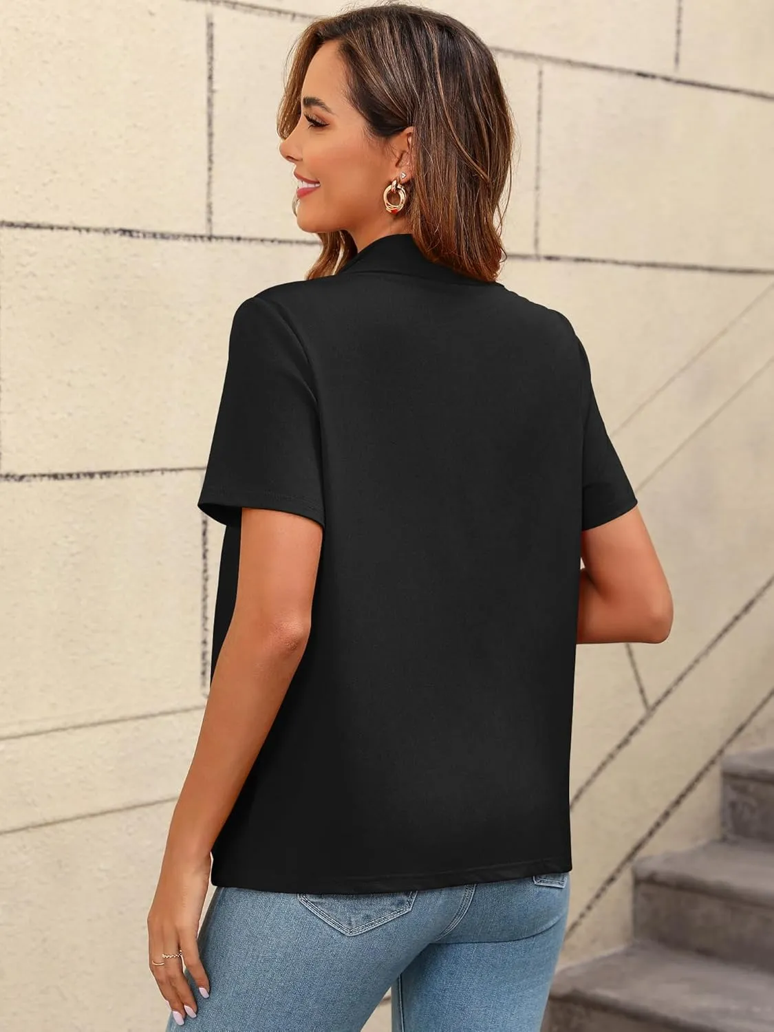 Women's Lightweight Open Front Cardigans Short Sleeve Casual Soft Sheer Cardigan S-2XL with Pockets
