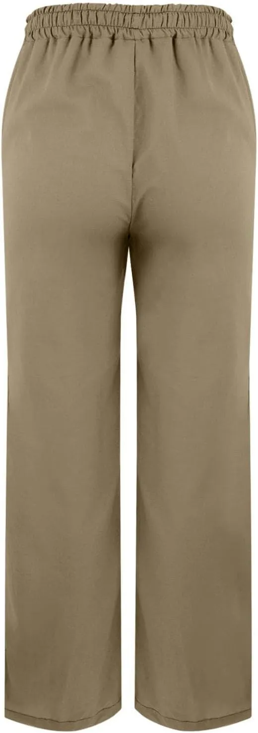 Womens Linen Pants 2025 Summer Vacation Beach Pants Drawstring Casual Gauze Pants with Pockets Linen Ankle Pant Trousers