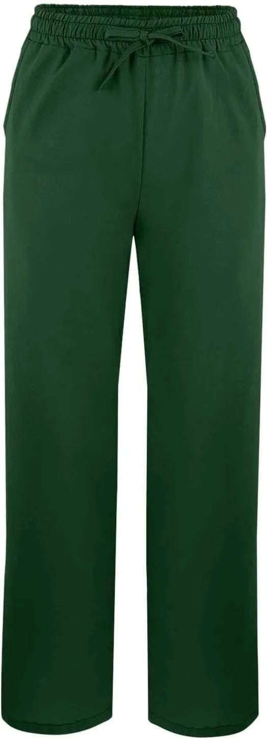 Womens Linen Pants 2025 Summer Vacation Beach Pants Drawstring Casual Gauze Pants with Pockets Linen Ankle Pant Trousers
