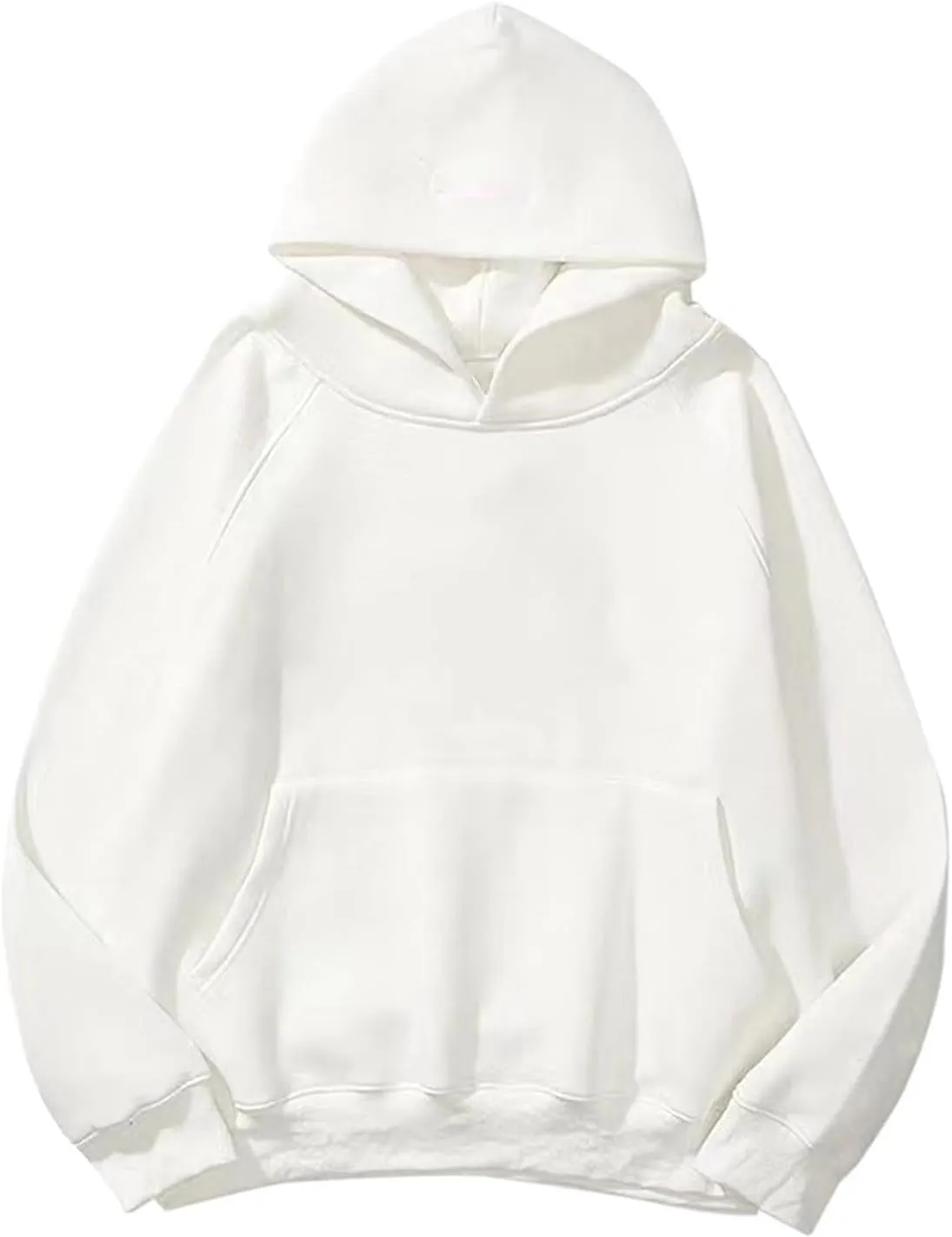 Womens Oversized Hoodies Long Sleeve Plain Sweatshirts With Pockets Winter Cute Pullover 2024 Fashion Tops