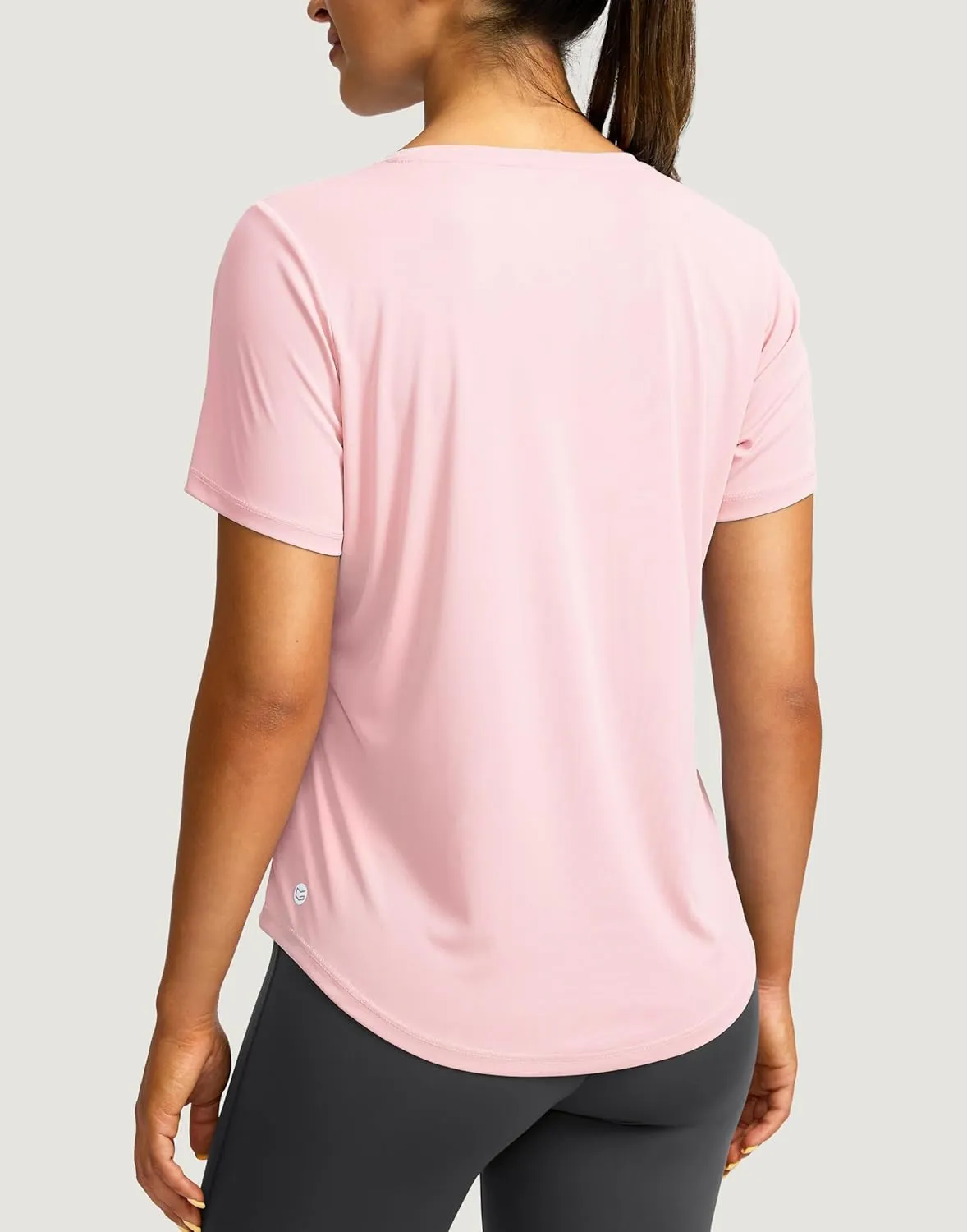 Women's Short Sleeve Workout Shirts Breathable UPF 50  Sun Protection T-Shirts Quick Dry Gym Running Hiking Tops