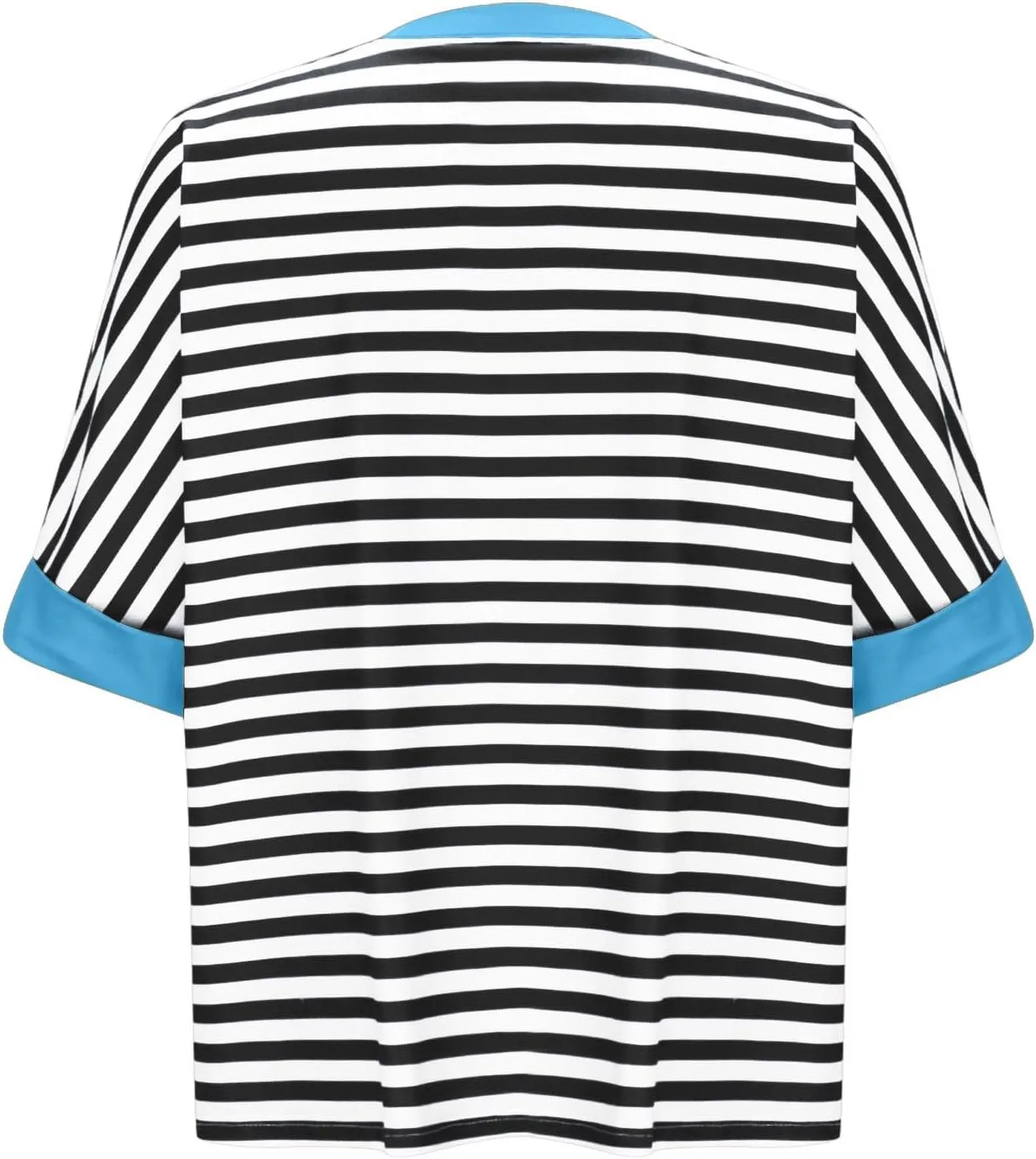 Womens Summer Tops Dressy Casual Striped Short Sleeve Pullover Crewneck Color Block Loose Fit Daily T Shirts