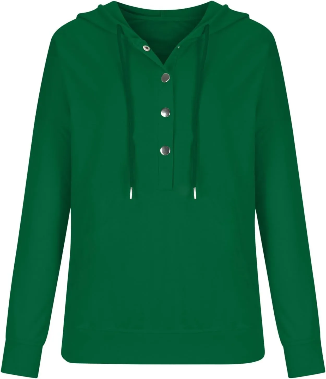 Women's Tunic Sweatshirts Hoodies V Neck 2024 Solid Fashion Casual Loose Soft Sweaters Long Sleeve Shirts